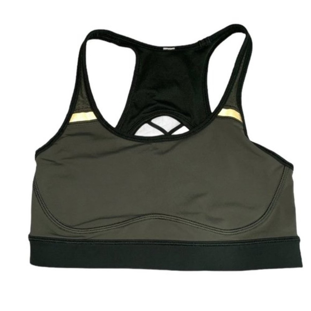 𝅺Lululemon Athletica Khaki Green Sports Bra Size 4